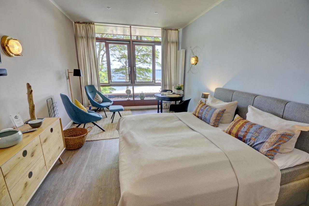 Fewo1846 Intermar - Marina Del Rey - Elegantes Studioapartment Mit Meerblick Und Eigenem Strandkorb Lyksborg Eksteriør billede
