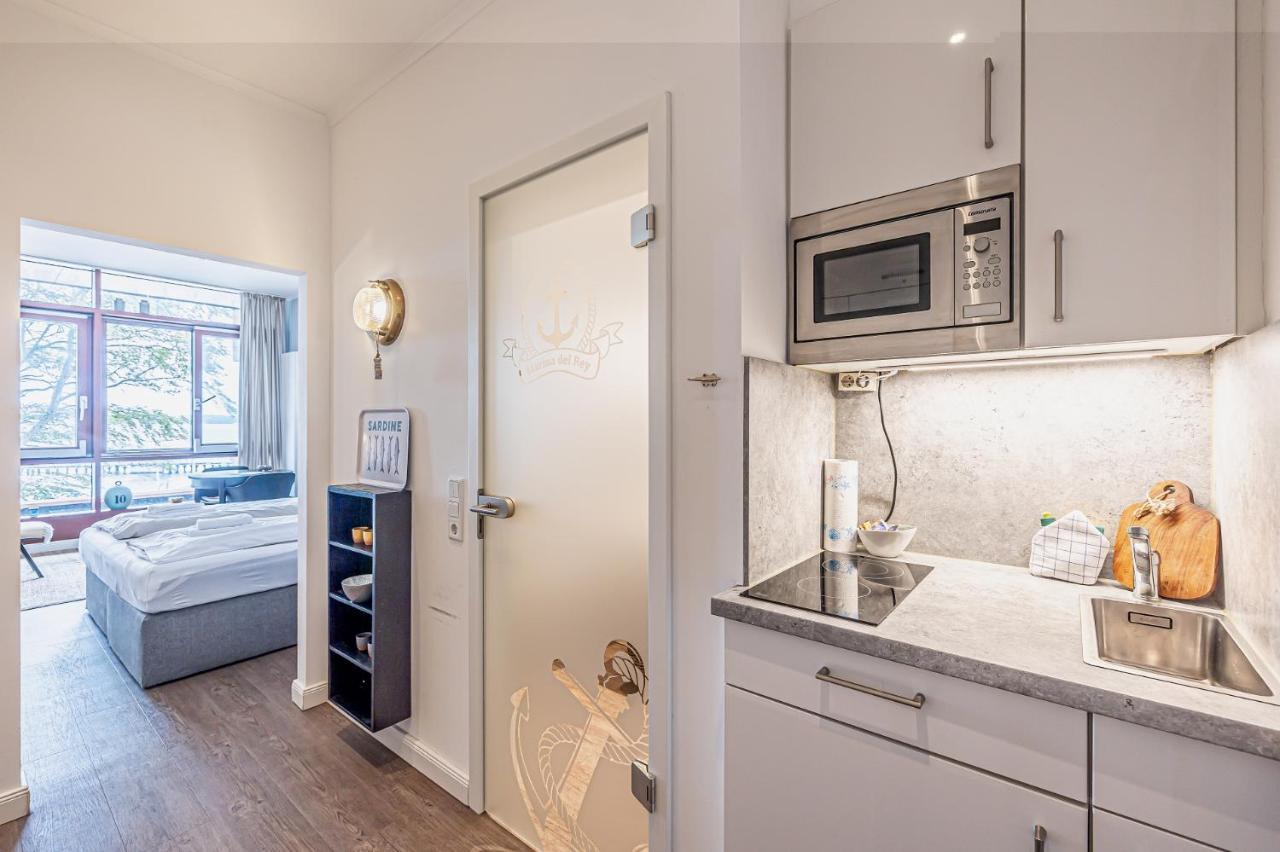 Fewo1846 Intermar - Marina Del Rey - Elegantes Studioapartment Mit Meerblick Und Eigenem Strandkorb Lyksborg Eksteriør billede
