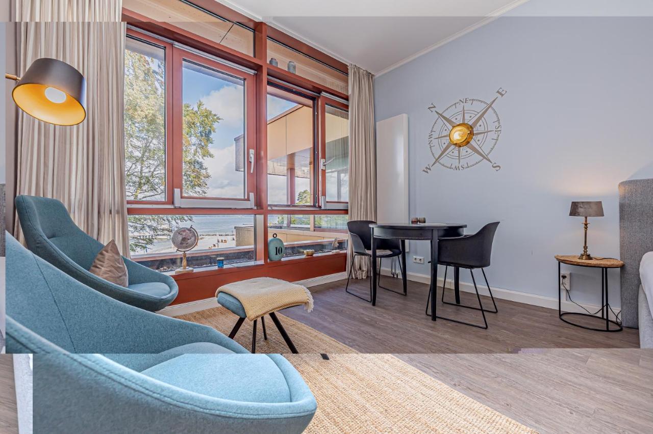 Fewo1846 Intermar - Marina Del Rey - Elegantes Studioapartment Mit Meerblick Und Eigenem Strandkorb Lyksborg Eksteriør billede